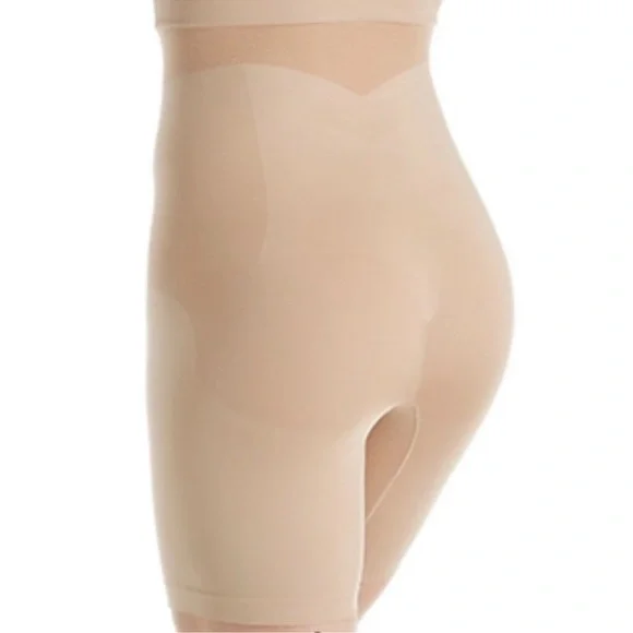 Bali Comfort Revolution Seamless High Waisted Thigh Slimmer Shapewear Large - Picture 2 of 16